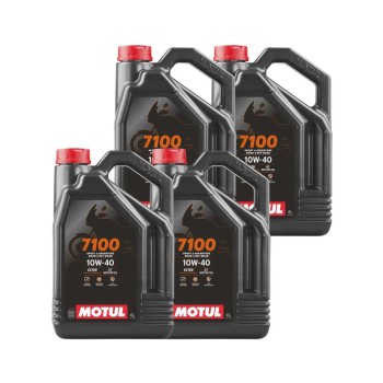7100 4T 10W40 - 4L - 100% Synthèse - Carton de 4 de marque MOTUL