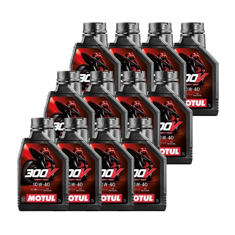 300V ROAD RACING 10W40 - 1L - Carton 12 unité de marque MOTUL