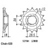 Pignon 15 Dents - Pas 630 - Similaire JTF523