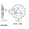 Pignon 15 Dents - Pas 520 - Similaire JTF437