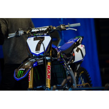 Plaque Numero Frontale STADIUM YAMAHA YZF19 - Blanc