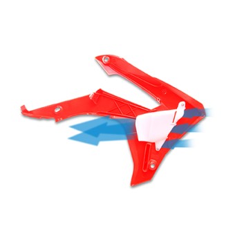 Ecope de radiateur Cycra Powerflow HONDA