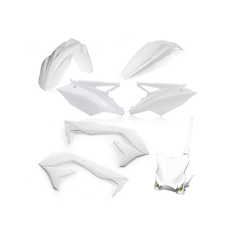 Kit Plastique Cycra 5 Elements KAWASAKI KXF450 18 - Blanc