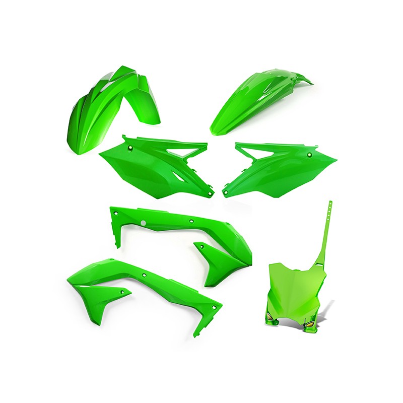 Kit Plastique Cycra 5 Elements KAWASAKI KXF450 18 - Vert