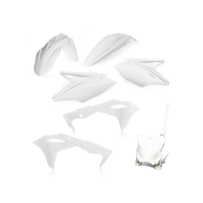 Kit Plastique Cycra 5 Elements KAWASAKI KXF250 18 - Blanc