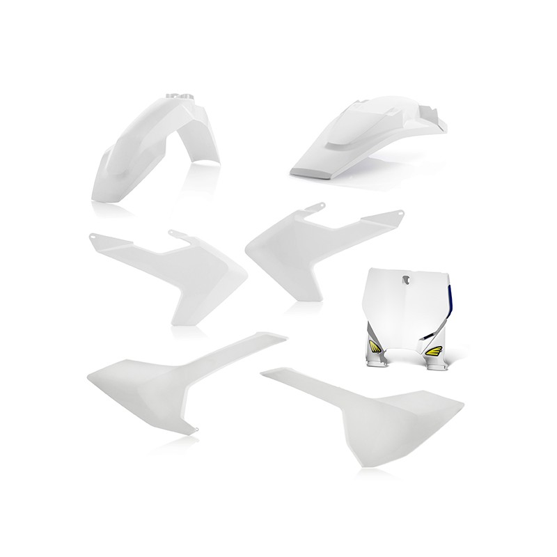 Kit Plastique Cycra 5 Elements HVA TC/FC 16 - Blanc