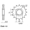 Pignon 12 Dents - Pas 428 - Similaire JTF4025