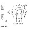Pignon 12 Dents - Pas 520 - Similaire JTF715