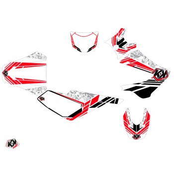 Kit Deco 50cc Spirit Derbi DRD Xtreme Rouge