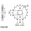 Pignon 13 Dents - Pas 520 - Similaire JTF430