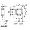 Pignon 15 Dents - Pas 520 - Similaire JTF1269