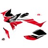 Kit Déco Quad Stage Honda 450 TRX Noir Rouge (2004-2005)
