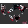 Kit Déco Quad Trash Honda 450 TRX Noir Rouge (2006-2007)