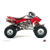 Kit Déco Quad Stage Honda 450 TRX Noir Rouge (2006-2007)
