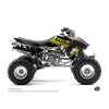 Kit Déco Quad Eraser Fluo Honda 450 TRX Jaune (2008-2009)