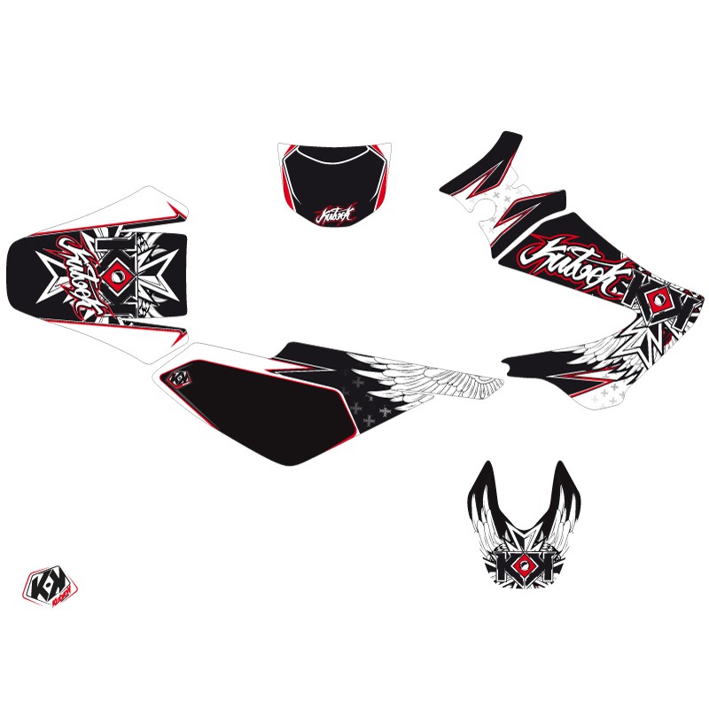 Kit Deco 50cc Demon Derbi DRD Xtreme Rouge