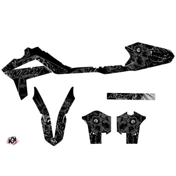 Kit Deco Moto Cross Zombies Dark GASGAS 250 EC Noir