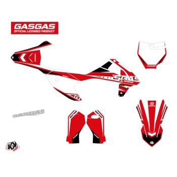 Kit Deco Moto Cross Flash GASGAS MC-E 5 Noir