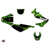 Kit Deco 50cc Predator Derbi DRD Xtreme Noir Vert