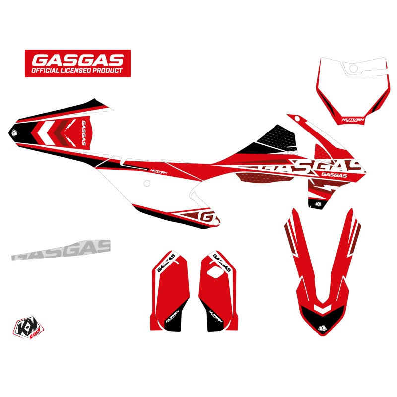 Kit Deco Moto Cross Flash GASGAS MC 85 Noir