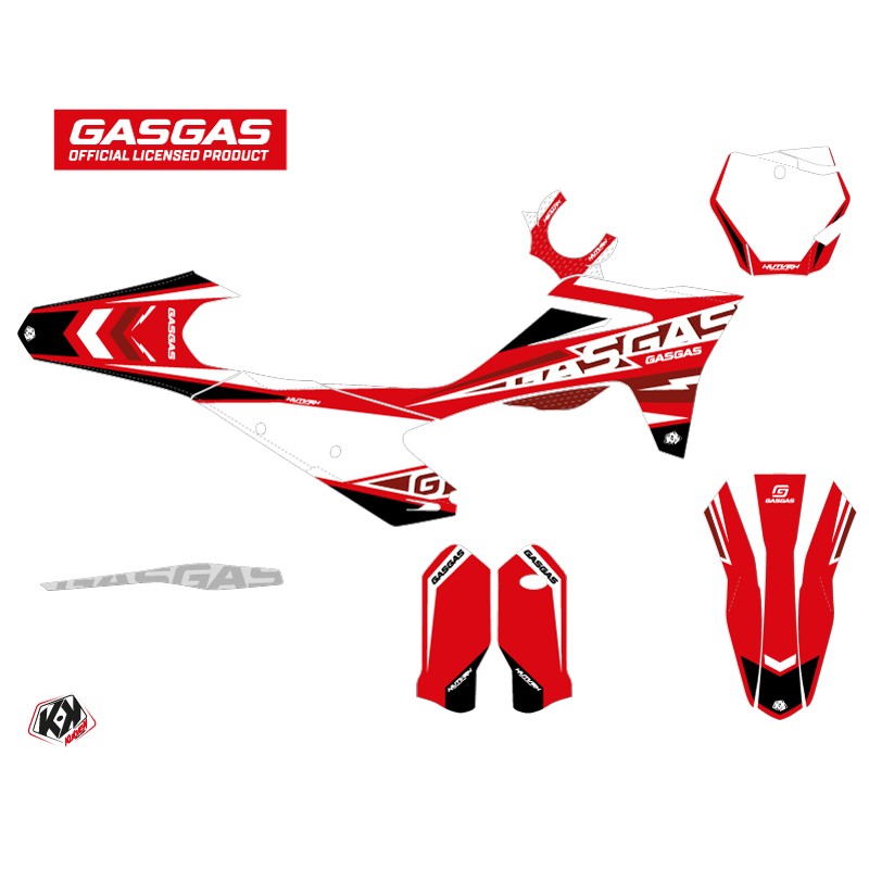Kit Deco Moto Cross Flash GASGAS MCF 450 Noir