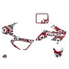 Kit Deco Moto Cross Freegun Eyed Honda 50 CRF Rouge Bleu