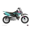 Kit Deco Moto Cross Nasting Honda 50 CRF Turquoise