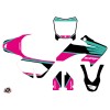 Kit Deco Moto Cross Wing Honda 50 CRF Turquoise