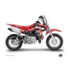 Kit Deco Moto Cross Predator Honda 50 CRF Rouge