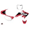 Kit Deco Moto Cross Predator Honda 50 CRF Rouge