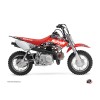 Kit Deco Moto Cross Predator Honda 50 CRF Noir Rouge