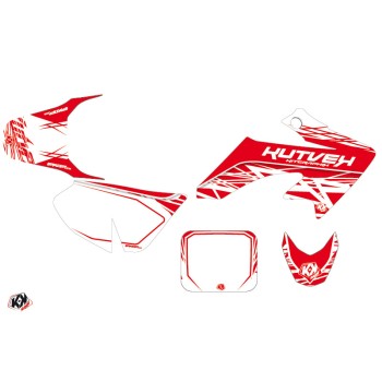Kit Deco Moto Cross Eraser Honda 50 CRF Blanc Rouge