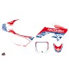 Kit Deco Moto Cross Eraser Honda 50 CRF Rouge Bleu