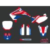 Kit Deco Moto Cross Chrono Honda 85 CR Bleu
