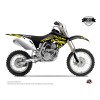 Kit Deco Moto Cross Eraser Fluo Honda 125 CR Jaune