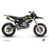 PACK Kit Deco + Housse de Selle 50cc BARBARIAN Derbi Xtreme 50 Jaune N