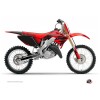Kit Deco Moto Cross Nasting Honda 125 CR Rouge Noir