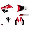 Kit Deco Moto Cross Stage Honda 125 CR Rouge