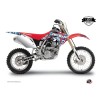 Kit Deco Moto Cross Freegun Eyed Honda 125 CR Rouge Bleu