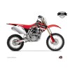 Kit Deco Moto Cross Eraser Honda 125 CR Rouge Blanc