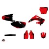 Kit Deco Moto Cross Nasting Honda 125 CR Rouge Noir