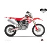Kit Deco Moto Cross Eraser Honda 125 CR Blanc Rouge