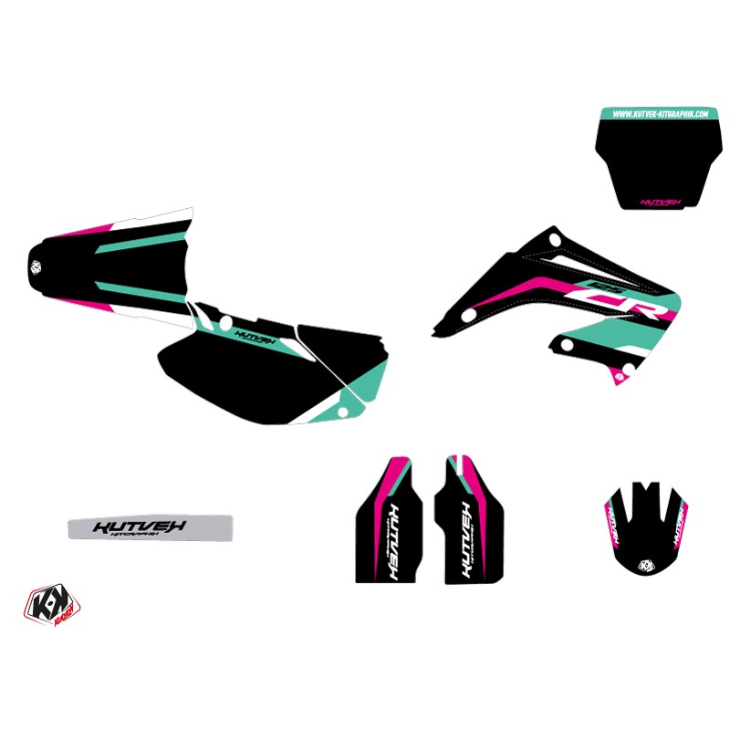 Kit Deco Moto Cross League Honda 125 CR Turquoise