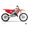 Kit Deco Moto Cross Nasting Honda 125 CR Blanc Rouge
