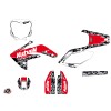Kit Deco Moto Cross Predator Honda 150 CRF Noir Rouge