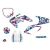 Kit Deco Moto Cross Freegun Eyed Honda 150 CRF Rouge