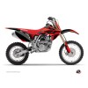 Kit Deco Moto Cross Nasting Honda 150R CRF Rouge Noir