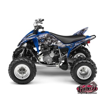 Kit Déco Quad Demon Yamaha 250 Raptor Bleu (2008-2014)