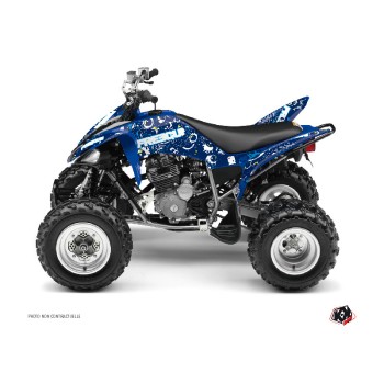 Kit Déco Quad Freegun Eyed Yamaha 250 Raptor Bleu (2008-2014)