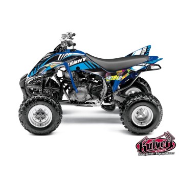 Kit Déco Quad Kenny Yamaha 350 Raptor Bleu (2005-2015)